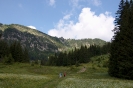 Familienwanderung Schüttbauernalm (1.070 m) mit Übernachtung und Bodenwiesgipfel (1.540 m) (2018)